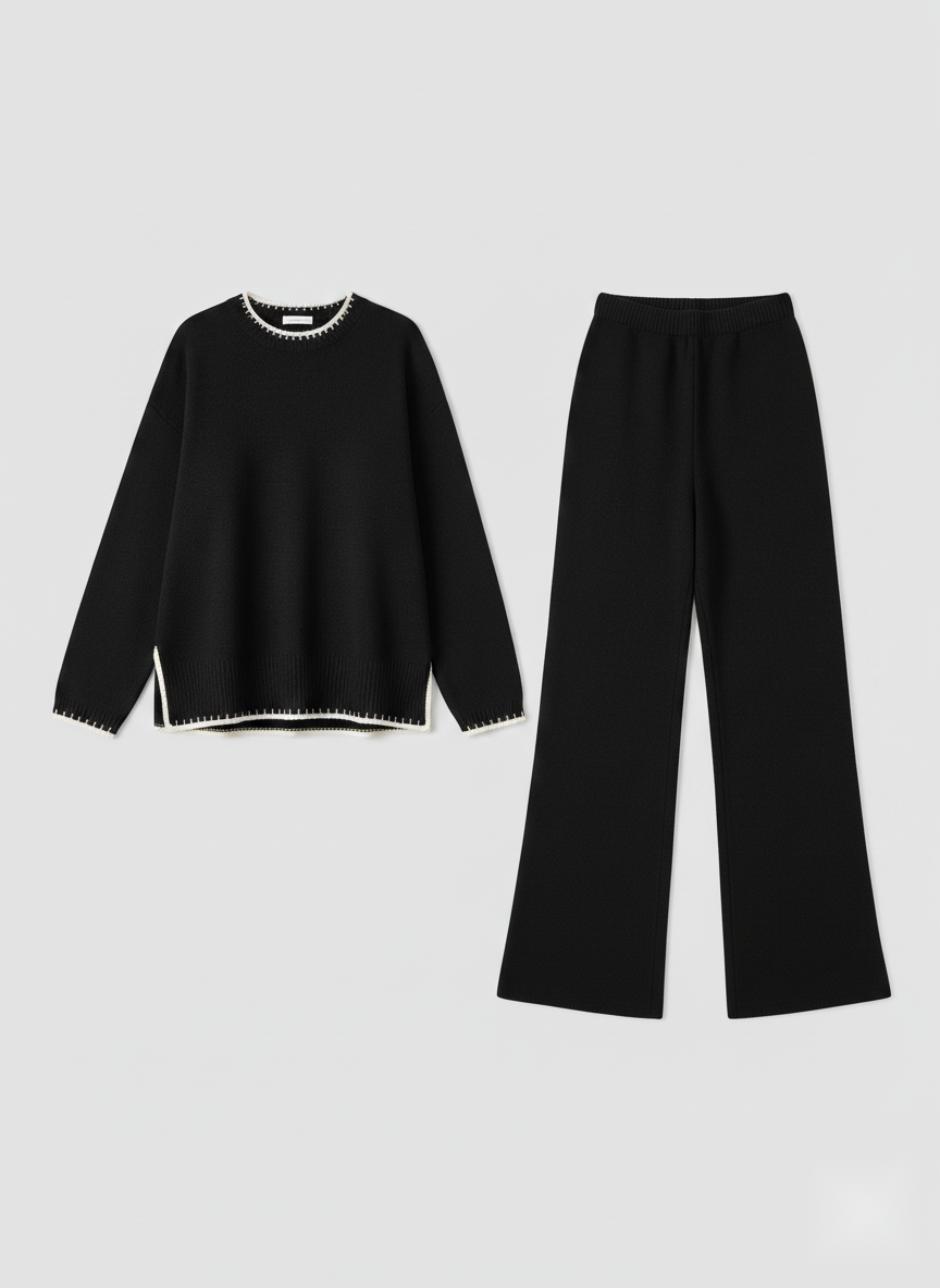 Luksus Two-Piece Lounge Sæt – Comfort Chic