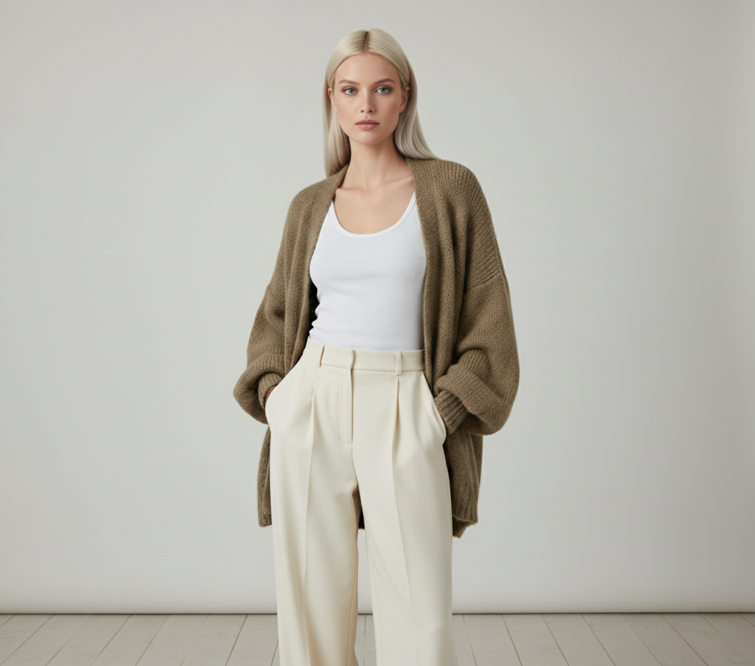 Oversized Cozy Cardigan – Blød Komfort & Tidløs Stil
