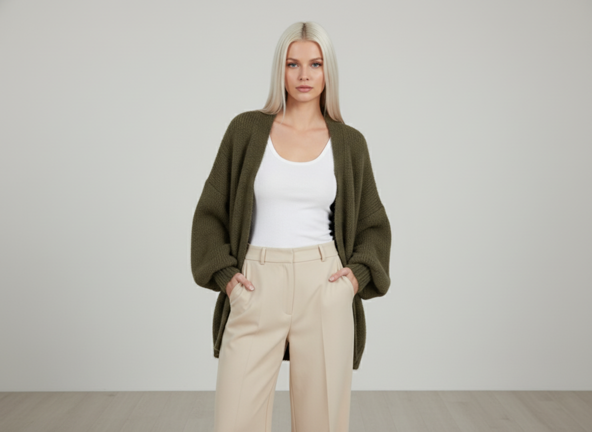 Oversized Cozy Cardigan – Blød Komfort & Tidløs Stil